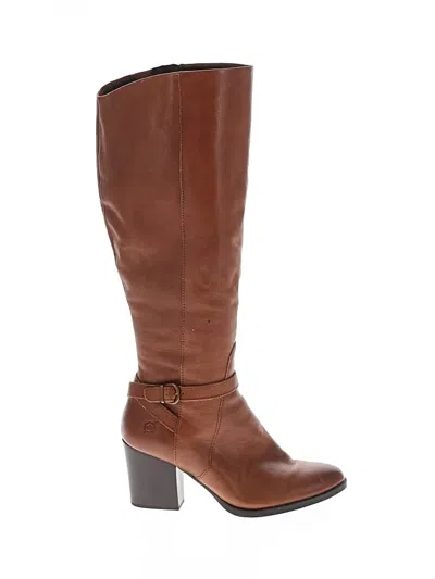Pre-owned Born Boots In Brown