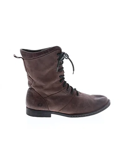 Pre-owned Born Boots In Brown