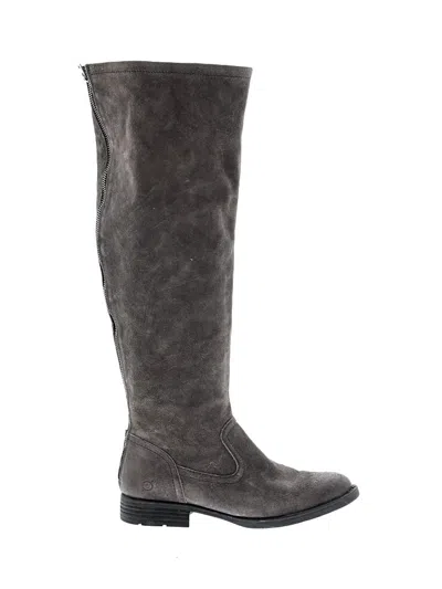 Pre-owned Born Boots In Gray