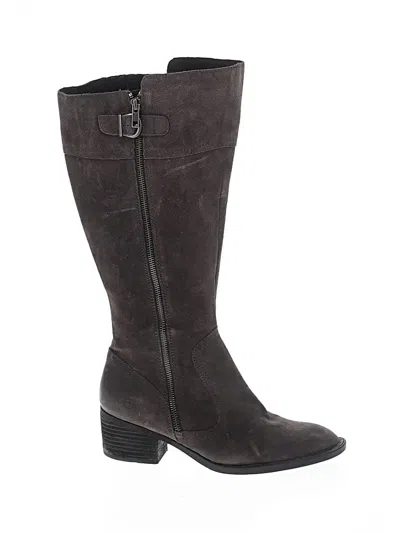 Pre-owned Born Boots In Gray