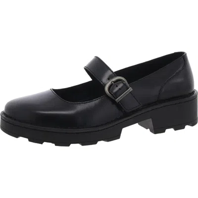 Born Casandra Womens Buckle Leather Mary Janes In Black