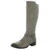 BORN COSNA WOMENS LEATHER BLOCK HEEL RIDING BOOTS