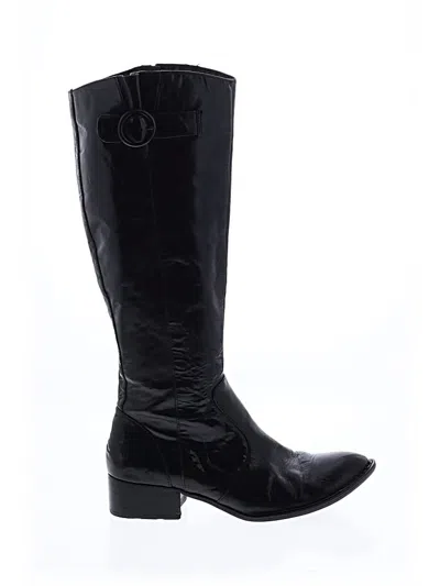 Pre-owned Born Crown Boots In Black