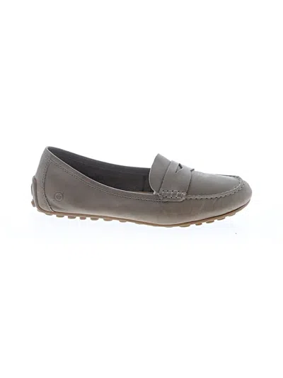 Pre-owned Born Flats In Brown