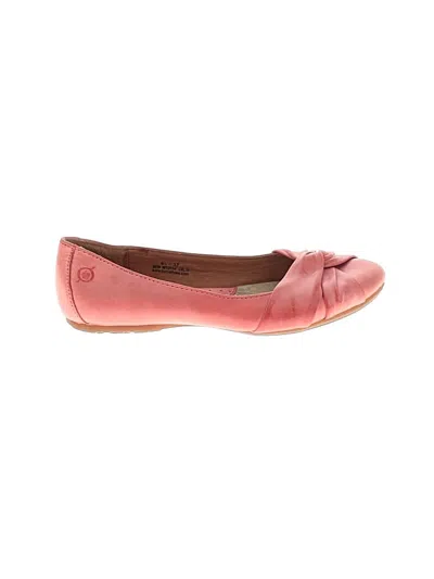 Pre-owned Born Flats In Pink