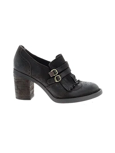 Pre-owned Born Heels In Black