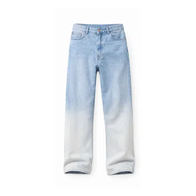 Born In Exile Blue Oil Pants