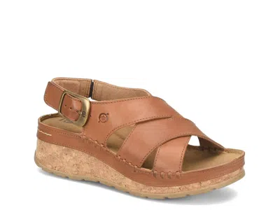 Born Kavala Wedge Sandal In Brown