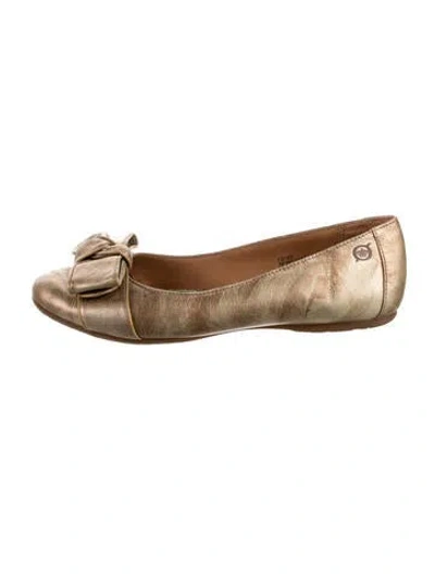Pre-owned Born Leather Ballet Flats In Multi