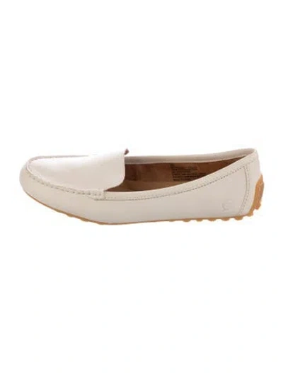 Pre-owned Born Leather Loafers In Neutral