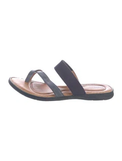 Pre-owned Born Leather Sandals In Blue