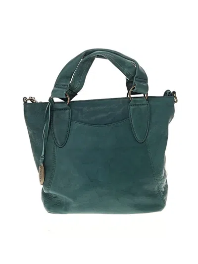 Pre-owned Born Leather Satchel In Blue