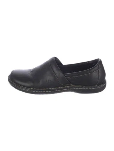 Pre-owned Born Leather Sneakers In Black