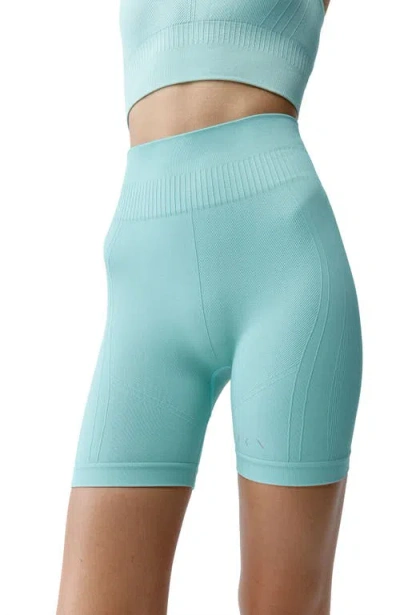 Born Living Yoga Eris Seamless Sports Short In Greece Blue