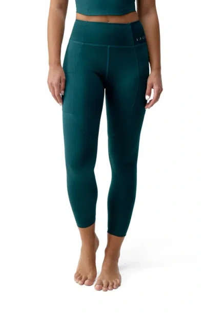 Born Living Yoga Godo 7/8 Performance Medium Rise Sport Legging In Green