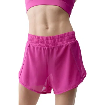 Born Living Yoga Padma 2.0 Performance Sports Short In Pink