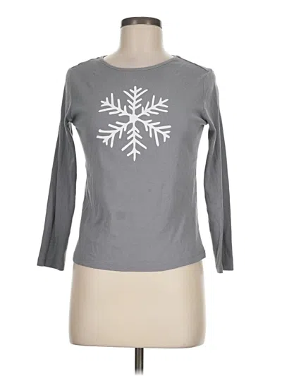 Pre-owned Born Long Sleeve T-shirt In Gray
