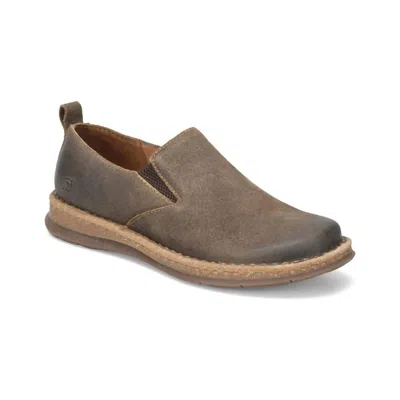 Born Men's Bryson Slip On Shoes In Taupe In Gray