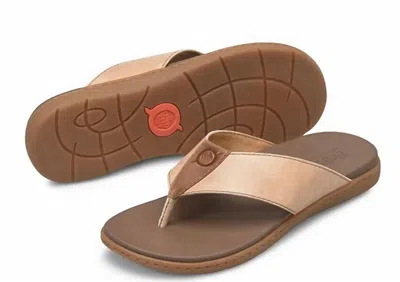 Born Men's Gavin Leather Sandals In Taupe In Multi