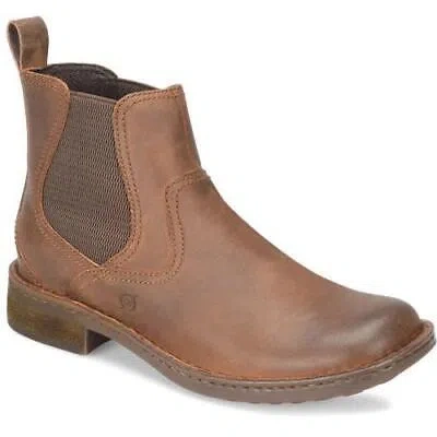 Pre-owned Born Men's Hemlock Brown (grand Canyon) Chelsea Boot - H32606