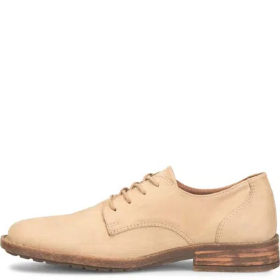Born Men's Ryker Oxford Shoe In Natural Latte Nubuck In Multi