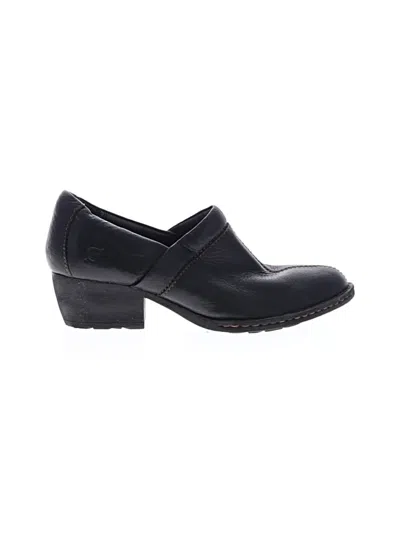 Pre-owned Born Mule/clog In Black