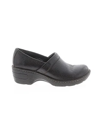 Pre-owned Born Mule/clog In Black
