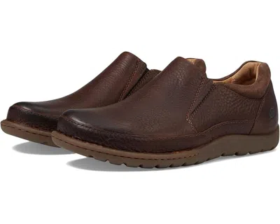 Born Nigel Men's Size Us 9.5 Dark Brown Leather Slip-on Dress Shoes Zpo3037