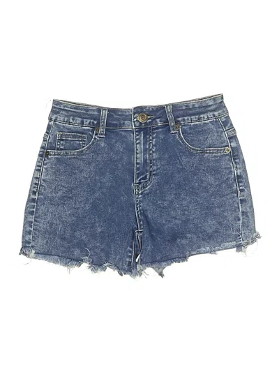 Pre-owned Born Primitive Denim Shorts In Blue