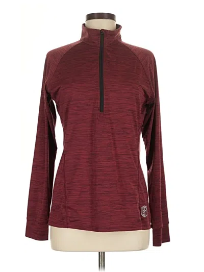 Pre-owned Born Primitive Long Sleeve T-shirt In Burgundy