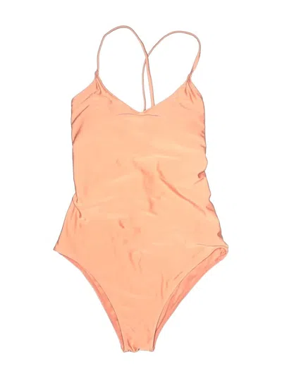 Pre-owned Born Primitive One Piece Swimsuit In Orange