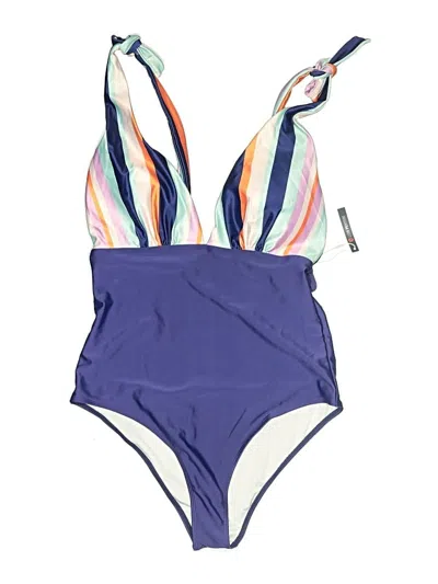 Pre-owned Born Primitive One Piece Swimsuit In Purple