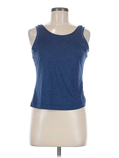 Pre-owned Born Primitive Sleeveless Top Blue Scoop Neck Tops