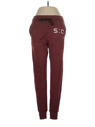 Pre-owned Born Primitive Sweatpants In Burgundy