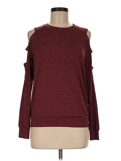 Pre-owned Born Primitive Sweatshirt In Burgundy