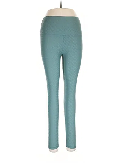 Pre-owned Born Primitive Yoga Pants In Teal