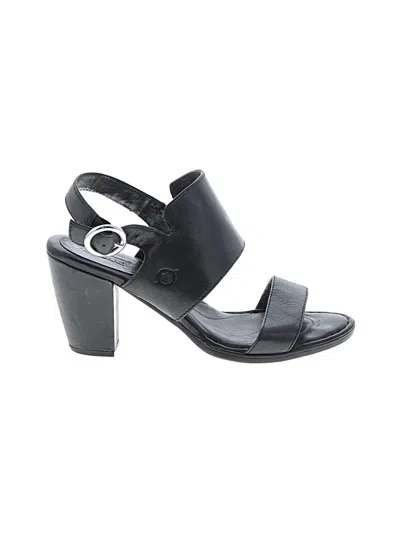 Pre-owned Born Sandals In Black