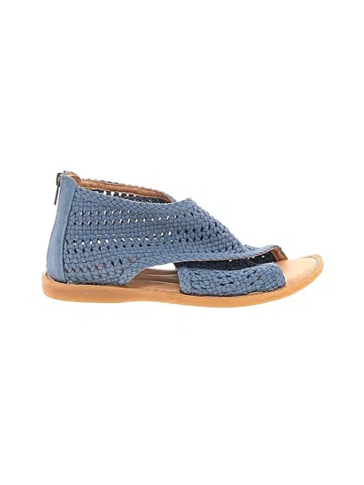 Pre-owned Born Sandals In Blue