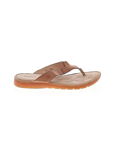 Pre-owned Born Sandals In Brown