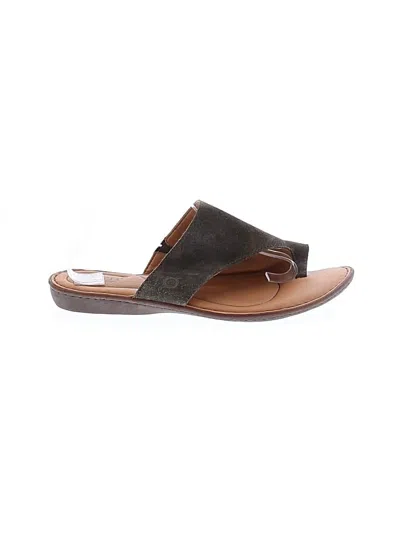 Pre-owned Born Sandals In Brown