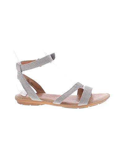 Pre-owned Born Sandals In Gray