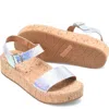 Born Women Sari Sandal In Silver In Silver