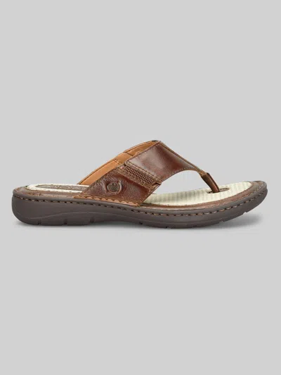 Born Shoes Corvo Ii Flip-flop Sandals In Brown