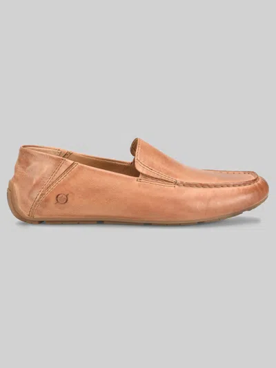 Born Shoes Marcel Leather Moc Toe Loafers