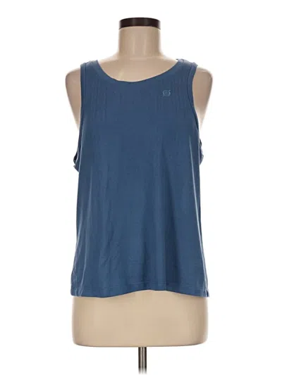 Pre-owned Born Sleeveless T-shirt In Blue