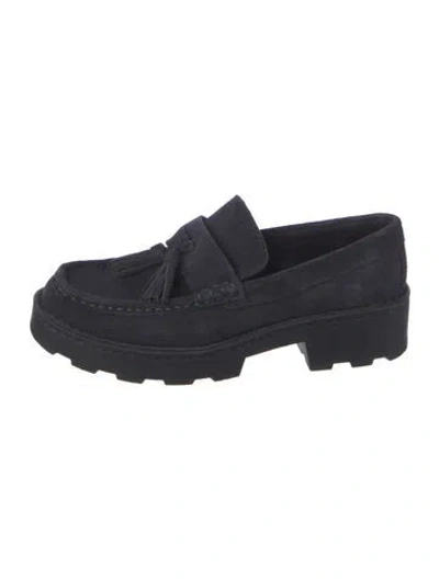 Pre-owned Born Suede Loafers In Blue