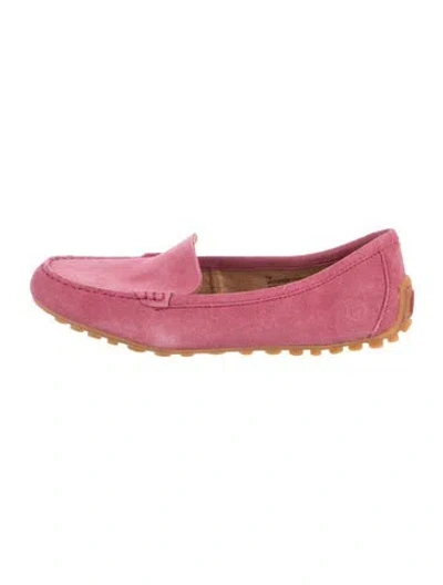 Pre-owned Born Suede Loafers In Pink