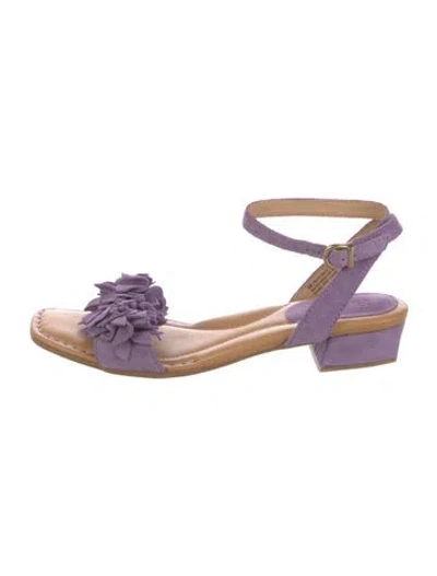 Pre-owned Born Suede Sandals In Purple