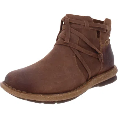 Born Tarkiln Womens Padded Insole Ankle Booties In Multi