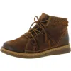 Born Temple Ii Womens Distressed Leather Ankle Boots In Multi
